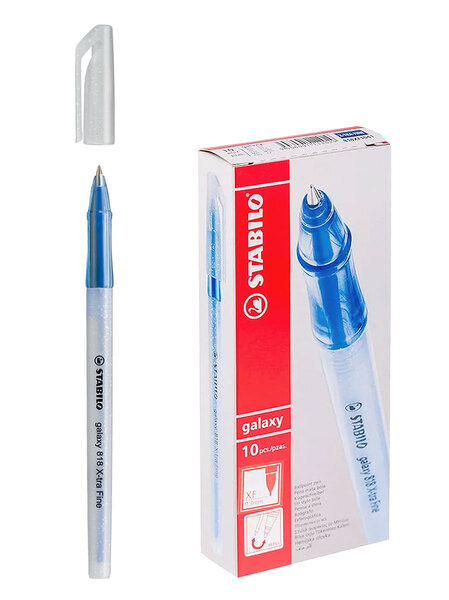Ручка шариковая 0,3 мм "Stabilo Galaxy" синяя