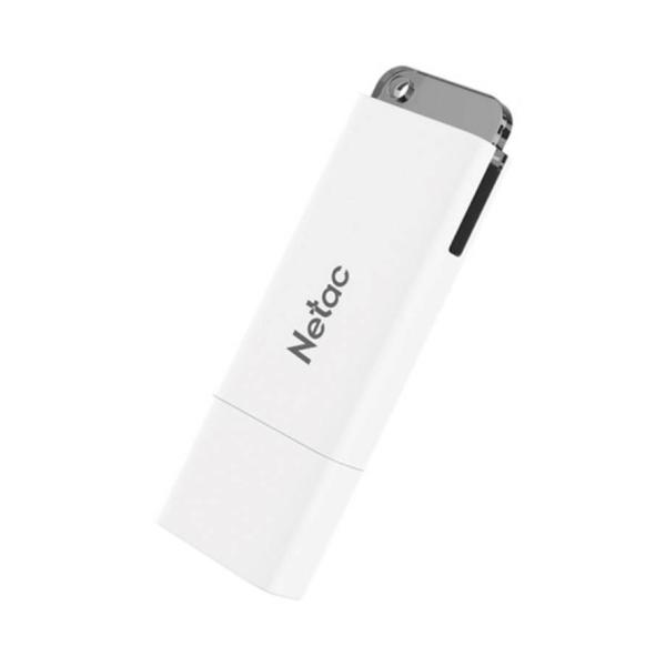 USB Флэш-драйв 64ГБ NETAC U185, USB 2.0, белый