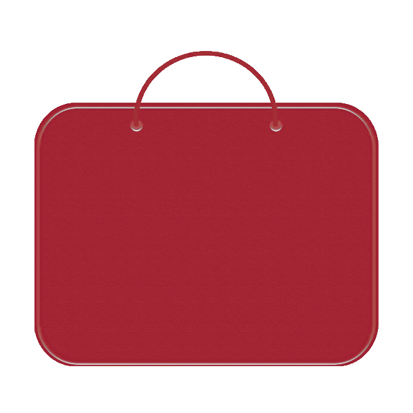 Папка менеджера А4 КРАСНАЯ цветная, ткань, 350/275/20