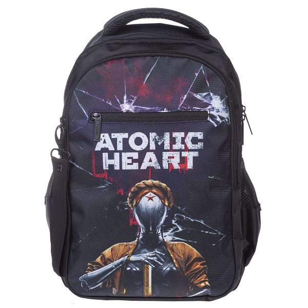Рюкзак Hatber BASIC STYLE -Atomic Heart- 41х30х15 см полиэстер светоотраж. 2 отд. 3 кармана