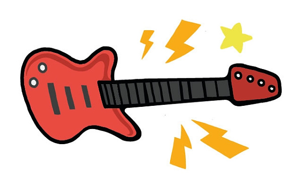 Набор красок с блестками с раскрасками "Музыканты" Луч