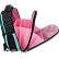 Рюкзак "deVENTE. Choice Lite. K-Pop Heartbeat" школьный жесткий 38x29x17 см (17 л) вес 800 г, плотный износостойкий полиэстер с водоотталкивающей пропиткой, 2 отделения на молнии (одно отделение с разделителями для учебников, другое отделение с 2-мя 