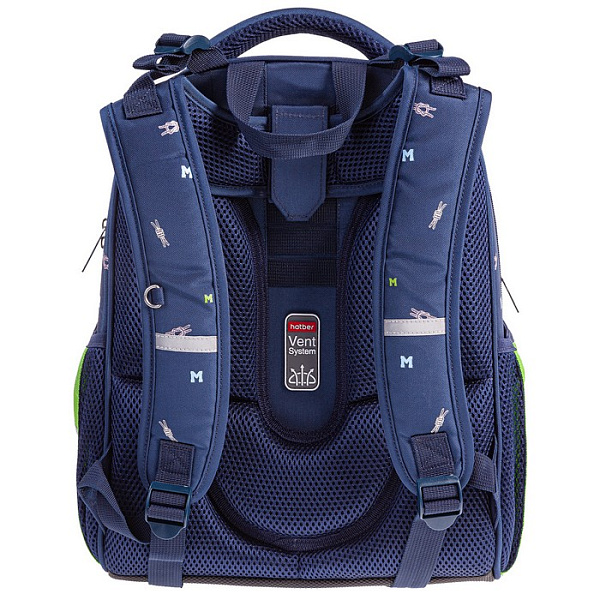 Рюкзак Hatber ERGONOMIC Classic -Я Улитка- 37Х29Х17 см EVA материал светоотраж. 2 отделения 2 кармана в комплекте с термосумкой