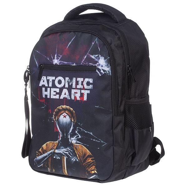 Рюкзак Hatber BASIC STYLE -Atomic Heart- 41х30х15 см полиэстер светоотраж. 2 отд. 3 кармана