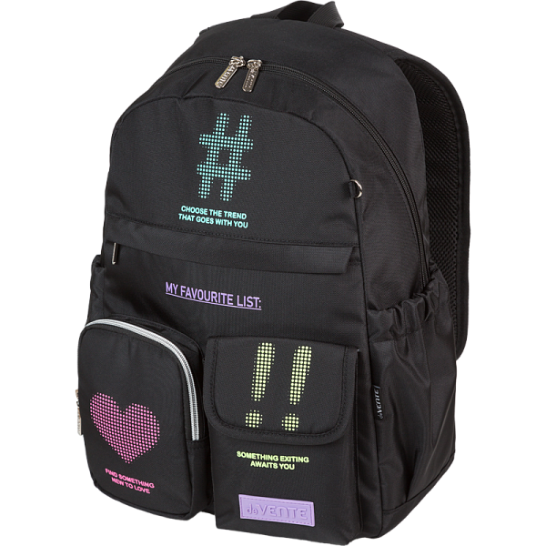 Рюкзак "deVENTE. Air Jump. Favorite List" подростковый 40x31x20 см (18 л) 500 г, матовый полиэстер с