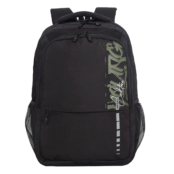 Рюкзак (/3 черный - оливковый)