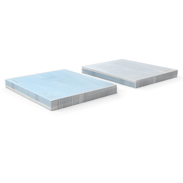 Тетрадь 18 листов в клетку пластиковая обложка ErichKrause Классика CoverPrо fizzy, голубая, А5+, на скобе 