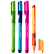 Ручка шариковая 0,7 мм "deVENTE. Study Pen. School" обучающая письму, для правшей, СИНЯЯ, с эргономичным каучуковым держателем, сменный стержень, с индивидуальной маркировкой,