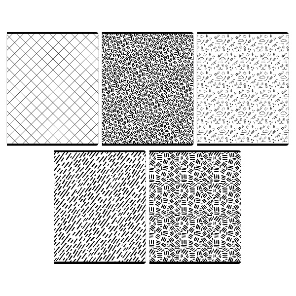 Тетрадь А5 48 листов в клетку, BG "Элементы", обложка мелованный картон, вд-лак, серый блок 60 г/м2, суперэконом