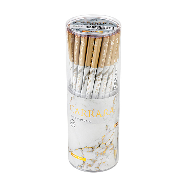 Карандаш ч/г HB "Carrara. White" 