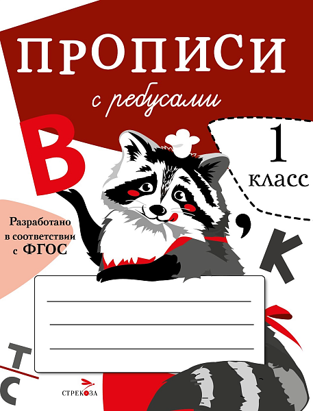 Прописи ДЛЯ 1 КЛ. Прописи с ребусами