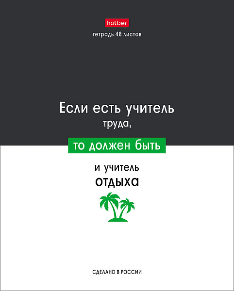 Тетрадь 48 л. кл. "Люблю школу" 65г/кв.м 10 дизайнов в коробе 