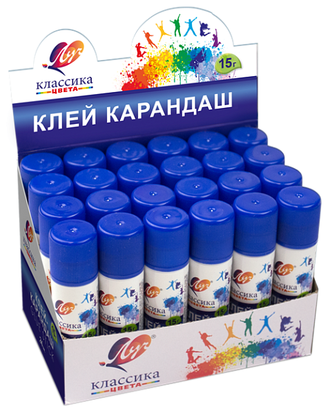 Клей-карандаш «Классика» 15 г Луч