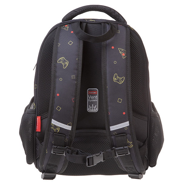 Рюкзак Hatber ERGONOMIC light-All you need...- 38х29х12,5см EVA материал нагрудная стяжка светоотраж. 1 отделение 2 кармана и 1 потайной на спинке