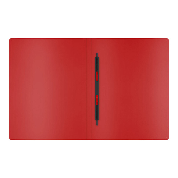 Папка-скоросшиватель пластиковая с пружинным механизмом ErichKrause® Matt Classic, A4, красный (в пакете по 4 шт.)