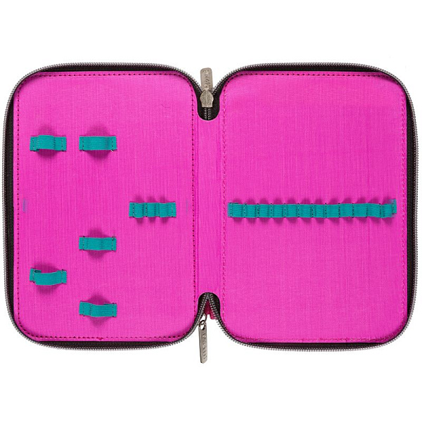 Пенал 2секц. д/дев. 210*140 "deVENTE. Miracle" для 44 пр. прямоугол. плотный текстиль на молнии