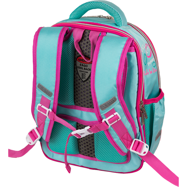 Рюкзак школьный "deVENTE. Junior. Yummy Panda" жесткий 35x27x13 см (14 л) вес 800 г, 1 отд. на молнии с разделителями для учебников, с органайзером, 1 отделение для формата A4, 2 боковых кармана сеточкой на резинке, эргономичная формоустойчивая спинк