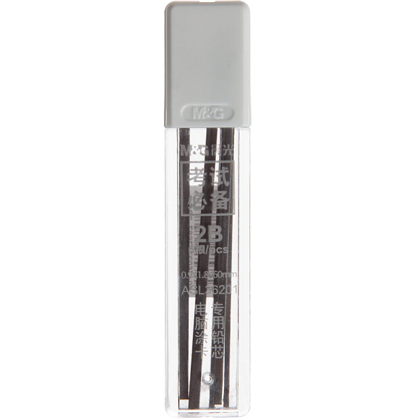 Набор грифелей 6 шт. M&G"0,9 мм  2B ASL362011109L7C