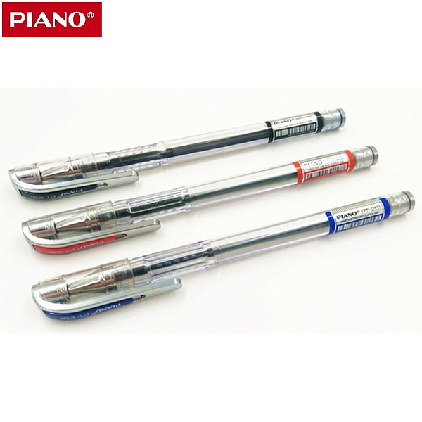 Ручка шариковая "Piano" на масляной основе, (3 цв: 35-синих, 10-черных, 5-красных).