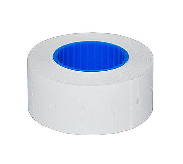 Лента для этикет пистолета МНК 21,5*12 белая, рулон 750 шт.