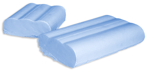 Глина для лепки  голубая, 500 г Луч