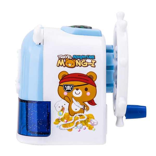 Точилка д/каранд. механическая Deli Sailor 1 отв. пластик ассорти 