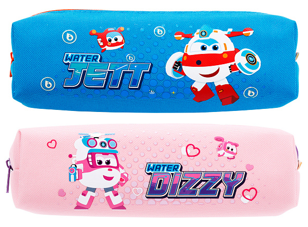 Пенал 1секц. Deli SuperWings  ассорти 205х60х65 текстиль