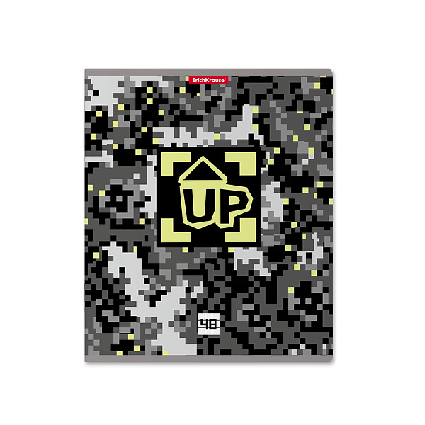 Тетрадь 48 л. кл. ErichKrause "Pixel Game" выборочный УФ-лак_MIX-PACK