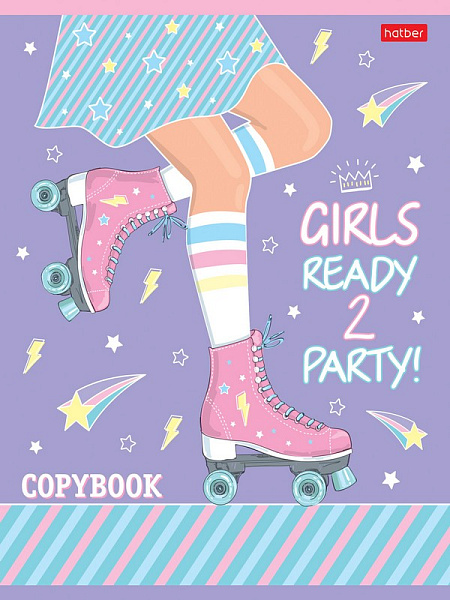 Тетрадь 48 л. кл. "На роликах" мат.ламин. 5 диз.в блоке 