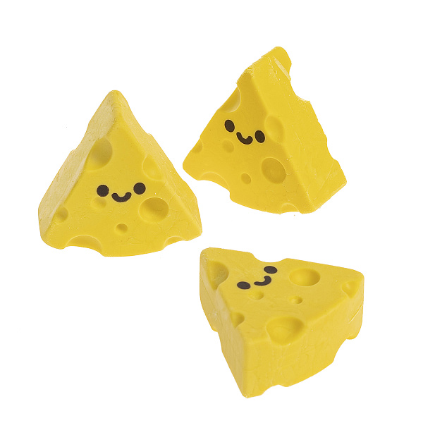 Ластик Hatber Cheeese!/Сыыыр! PVC  48шт.  в картонной Дисплей-витрине