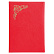 Папка адресная "Виньетка" бумвинил А4 красная