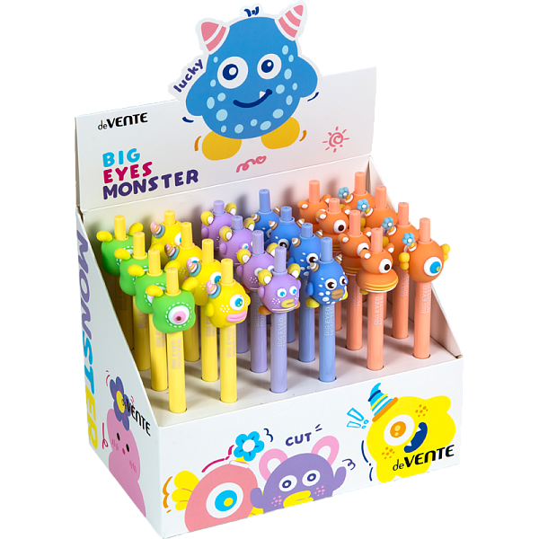 Карандаш вечный автомат.  2 мм "deVENTE. Big Eyes Monster" с декор.элементом, наконечник метал