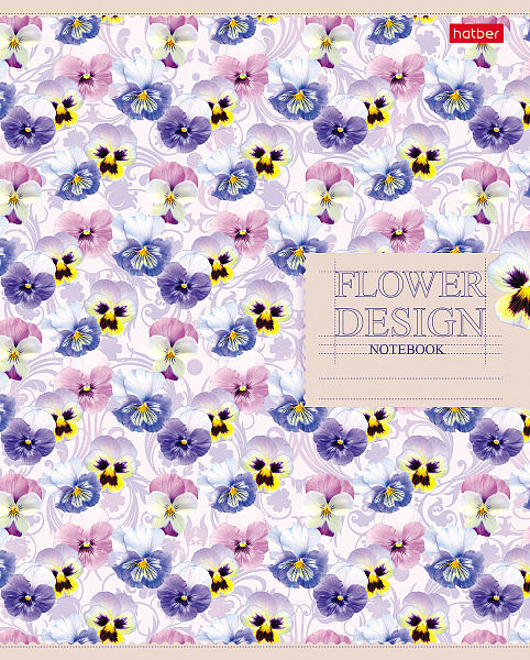 Тетрадь 60 л. кл. "Соцветие красоты" 65г/кв.м на скобе 