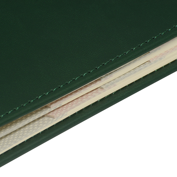 Ежедневник недат А5 с индексами "VELVET INDEX" (ТЕМНО-ЗЕЛЕНЫЙ)