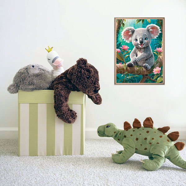 ПАЗЛЫ 30 эл. А4 210х290мм  MAXI -Маленькая коала-