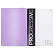 Тетрадь А4 96 листов в клетку Пластиковая обложка "PROGRESSIVE" Фиолетовая, на скобе 65г/кв.м 