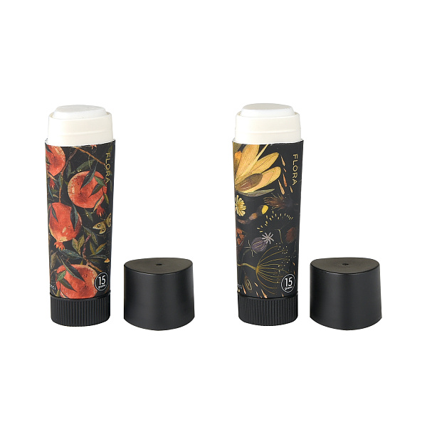 Клей-карандаш  15 г "FLORA"  на PVP основе