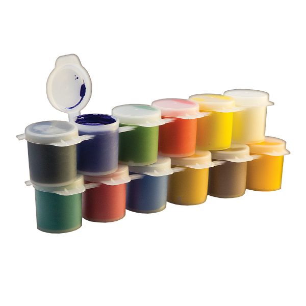 Гуашь 12 цветов по 20 мл. "Классика'' блок-тара