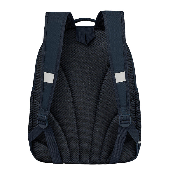 Рюкзак школьный с картхолдером на держателе (/3 синий - голографический)