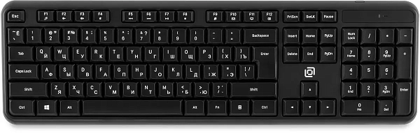 Клавиатура Оклик K888W черный USB беспроводная Multimedia ()
