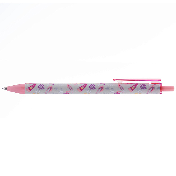 Ручка шариковая автомат. 0,7 мм Hatber.V-tone ,Синяя