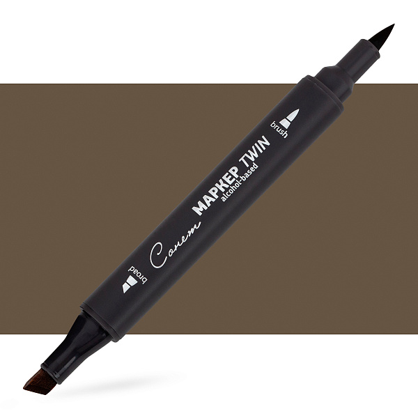 Маркер Twin Brush спиртовой Сонет, бронзовый