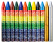 Мелки восковые на масляной основе 12 цв. Луч "Волшебная палитра" 