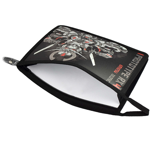 Папка для тетрадей А5 Феникс+ "РОБОТЫ (полипропилен, 23.3x20х6.5 см, 1 отд., молния, дно с расширением, УФ-печать)