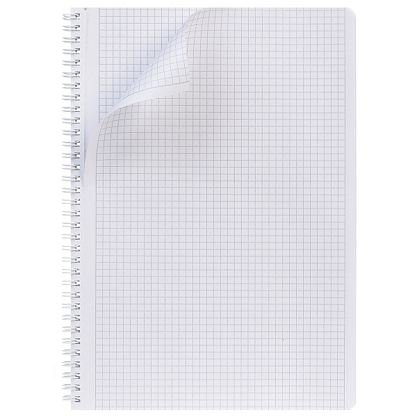 Тетрадь А4 96 л. кл. на гребне "SoloMatte" - Черный бархат 60-65г/кв.м перфорация на отрыв ламинац.SOFT-TOUCH