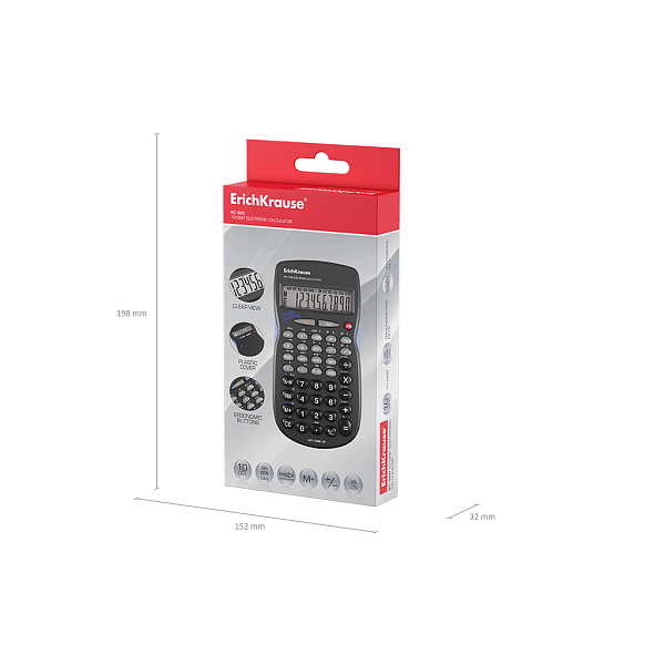 Калькулятор научный 10-разр., ErichKrause® SC-920 