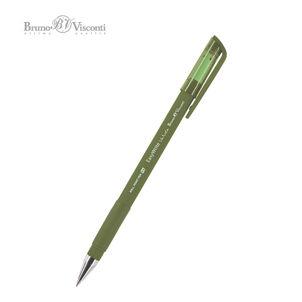 Ручка шариковая 0,5 мм "EasyWrite.Verde" СИНЯЯ (3 цвета корпуса)