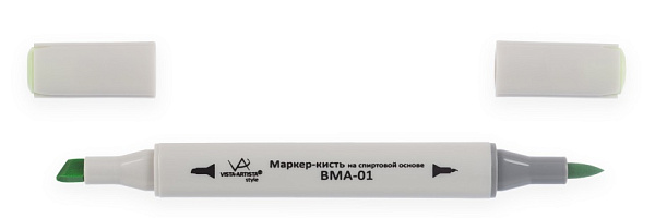 "VISTA-ARTISTA"   Style   BMA-01   Маркер-кисть на спиртовой основе   1 шт. Z432 св. лаймовый/Pale Green