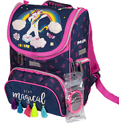 Ранец "deVENTE. Mini. Magic Unicorn" школьный жесткий 35x26x20 см, вес 800 г, 1 отделение на замке с