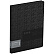 Папка c зажимом А4, Berlingo "DoubleBlack", пластик 600мкм, с внутренним карманом, чёрная